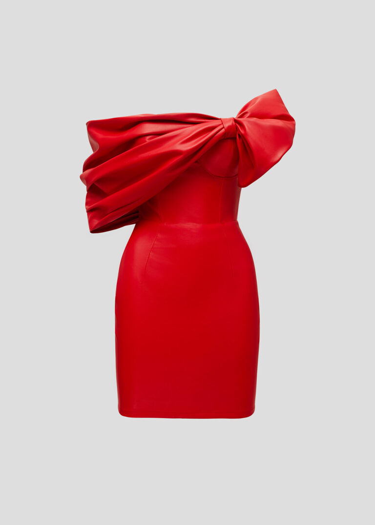 Rotes Bustierkleid
