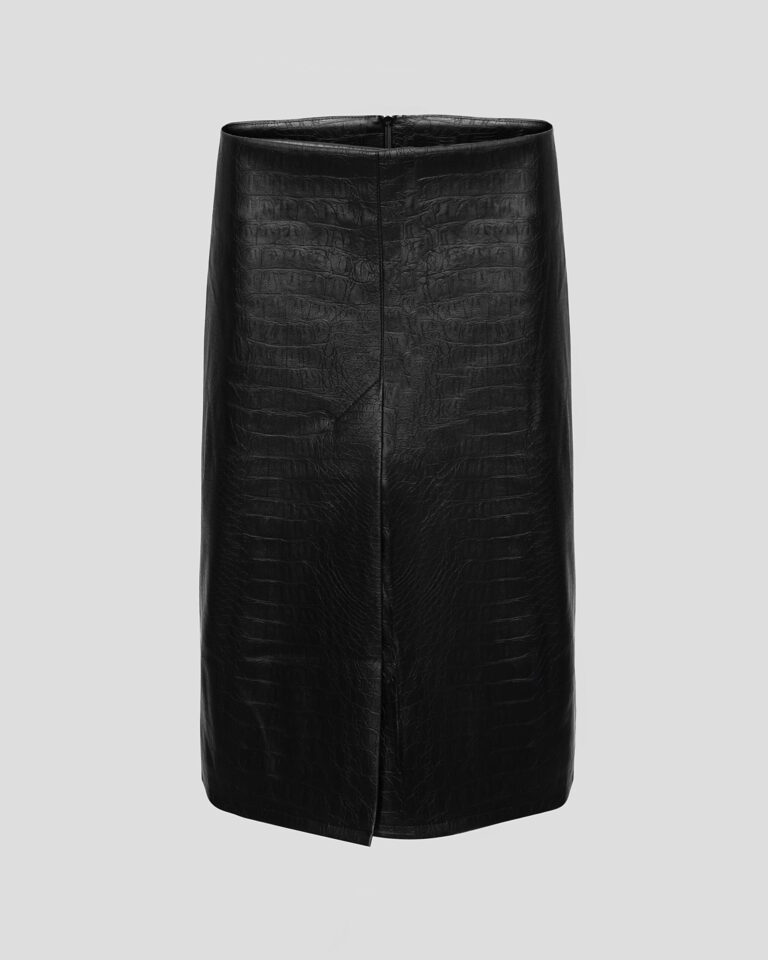 Jupe Texturée Noire