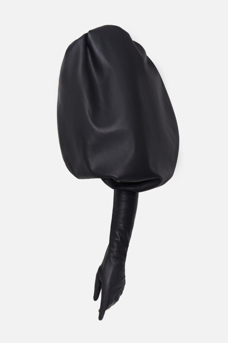 Gant en cuir noir