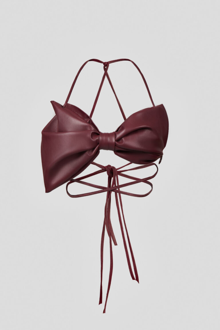 Top a fiocco Bordeaux