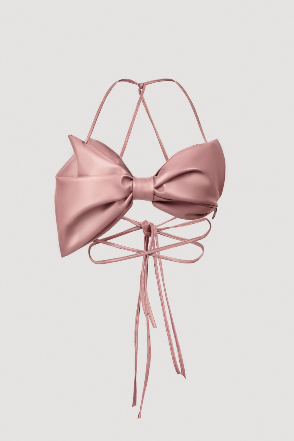 Top con fiocco rosa
