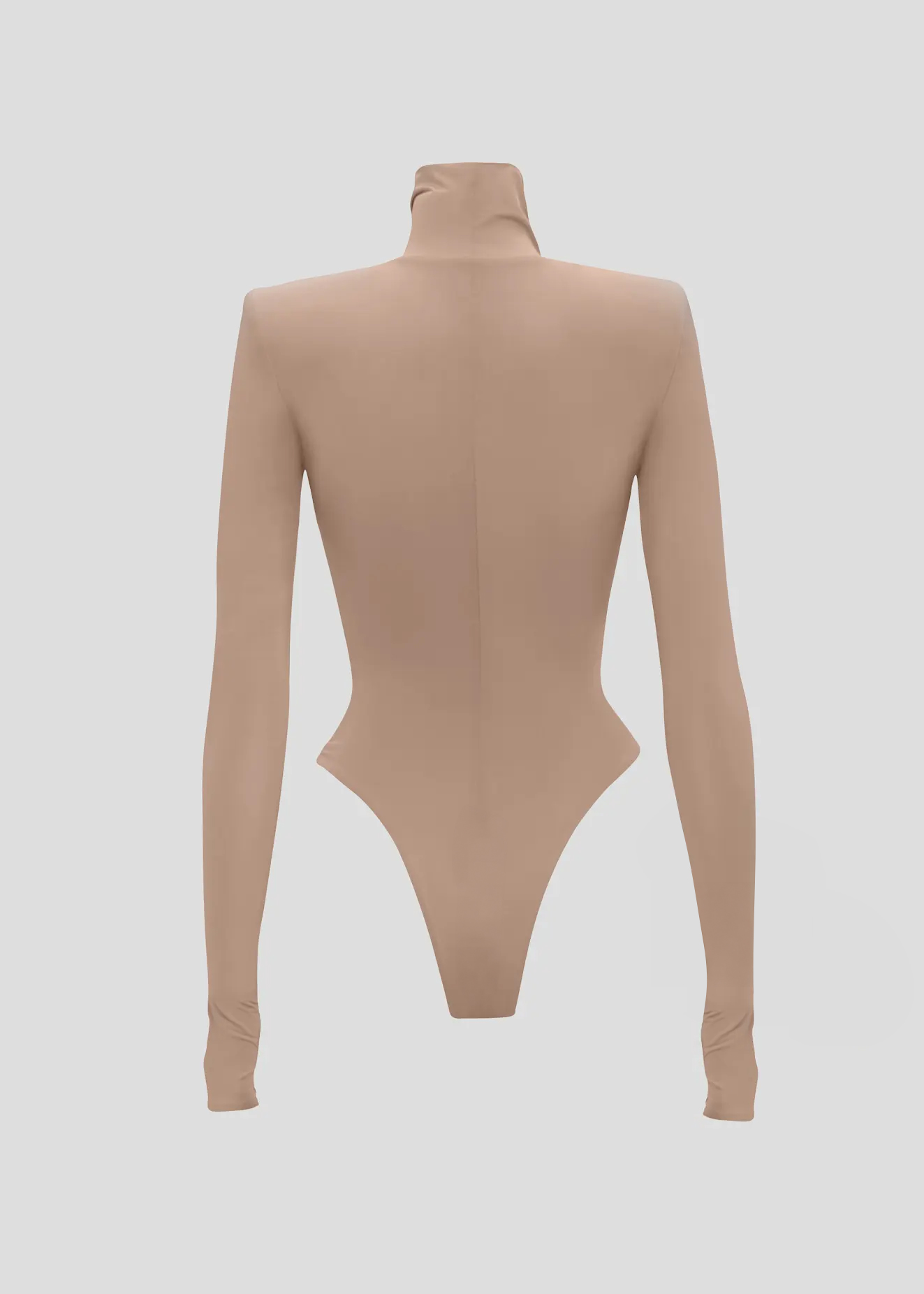 Beige long-sleeved bodysuit (SKU 747/3)