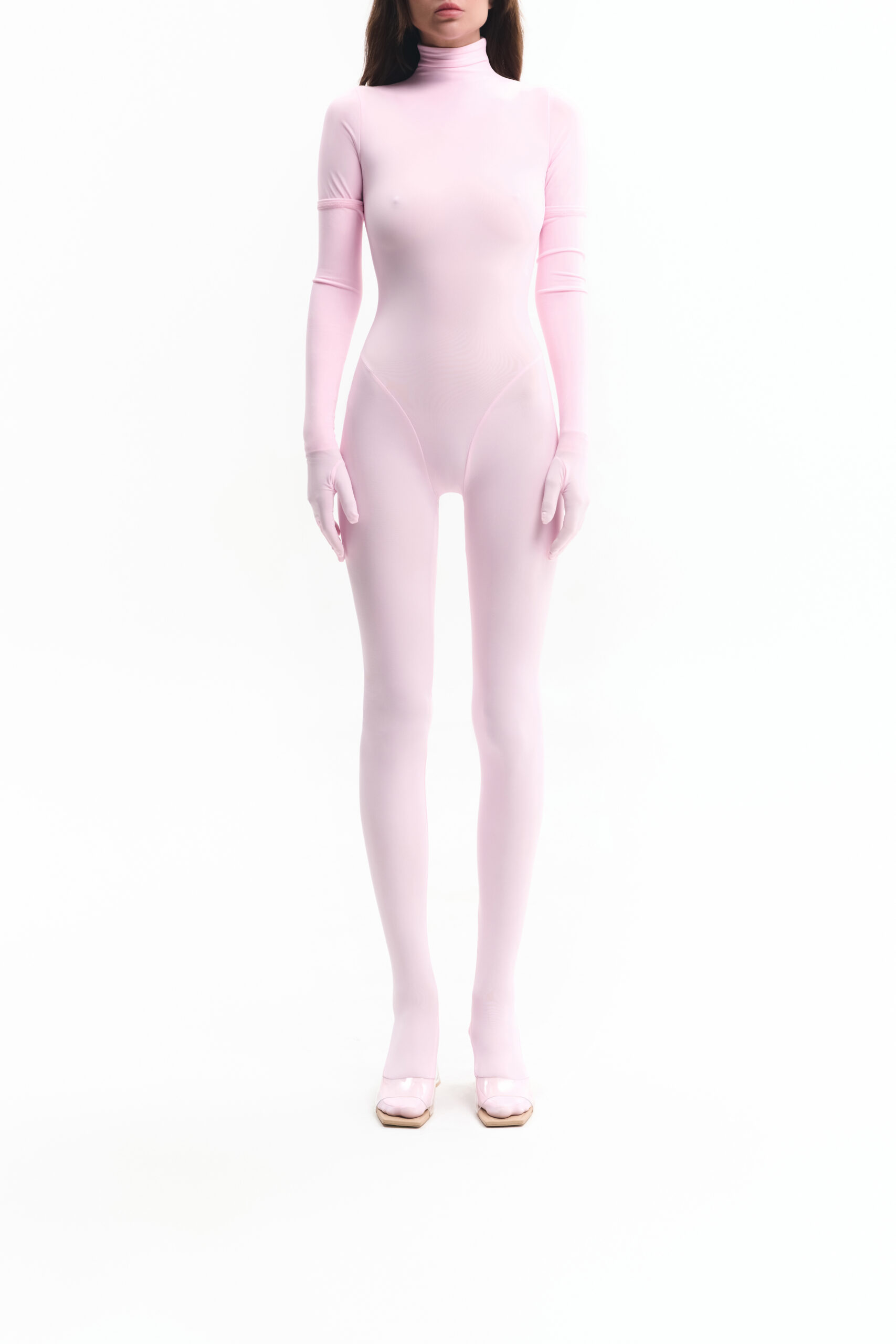 Fitted pink jumpsuit (SKU 744/6)