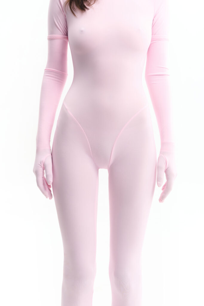 Fitted pink jumpsuit (SKU 744/6)