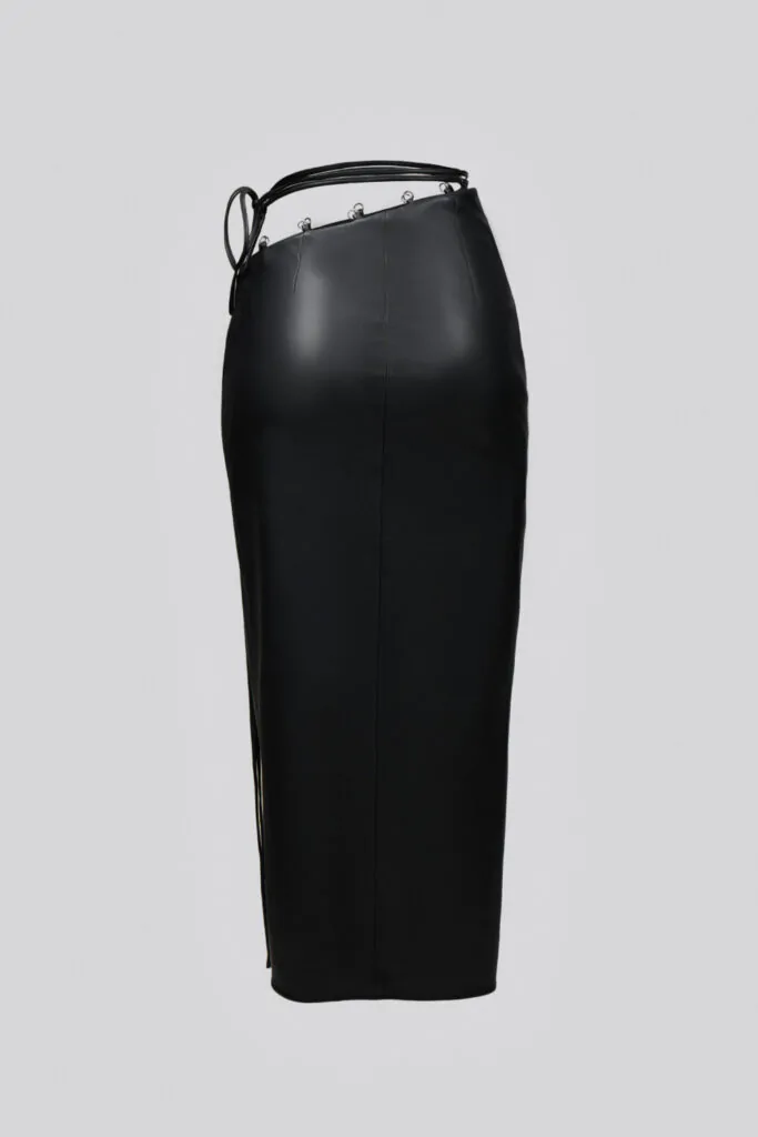 Black skirt with ties (SKU 737/1)