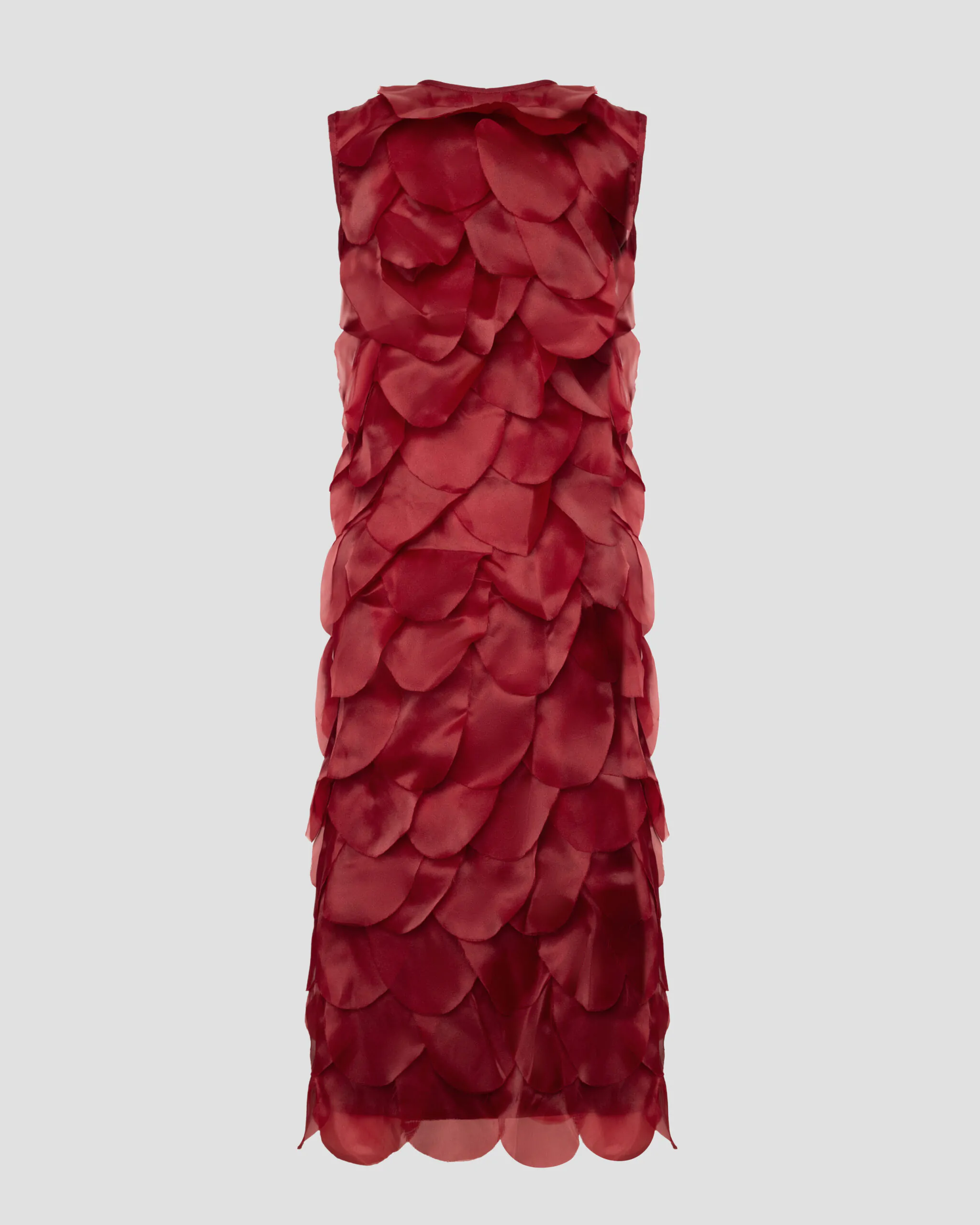 Bordeaux Dress with Voluminous Elements (SKU 768/13)