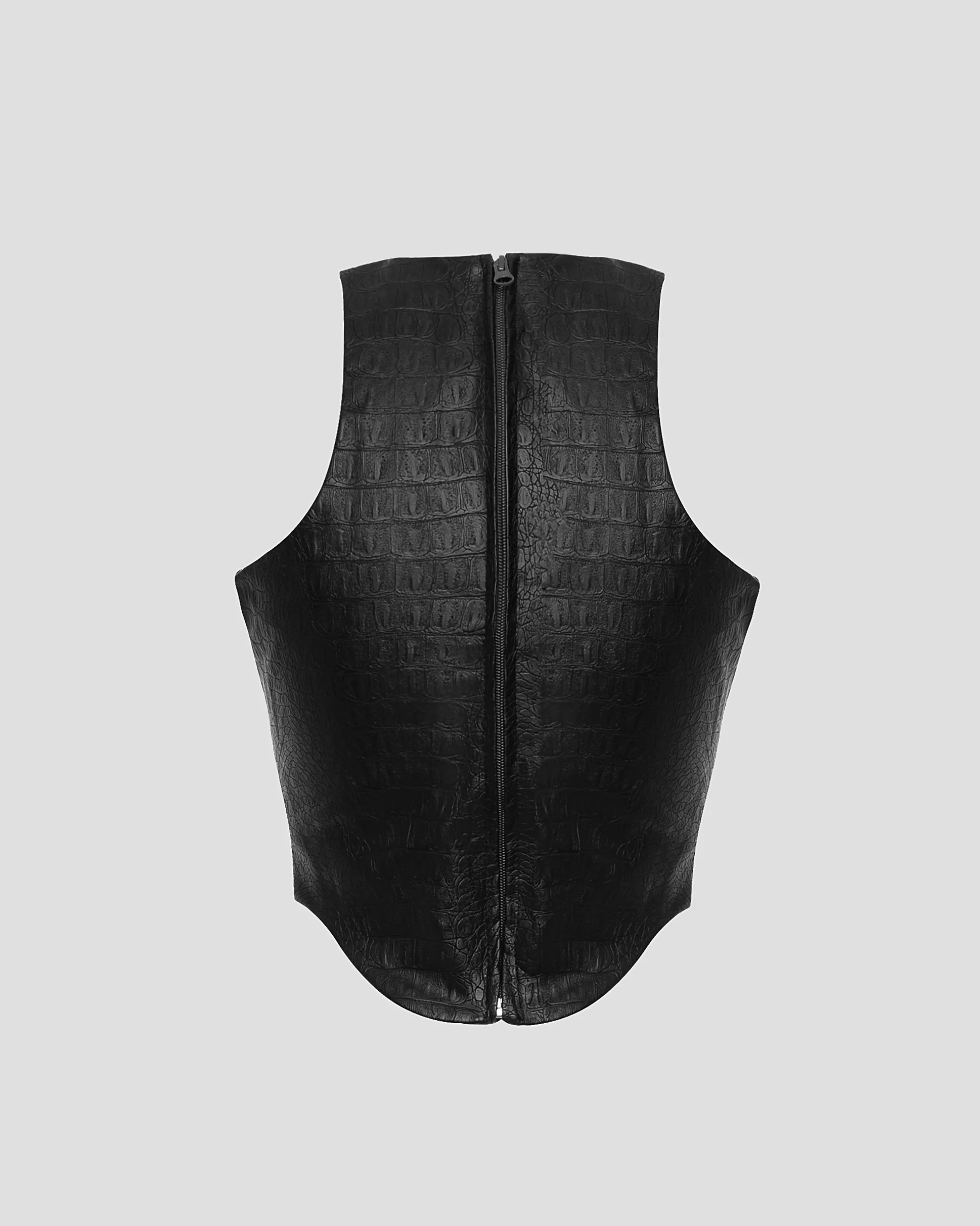 Black Textured Crop Top (SKU 775/1)