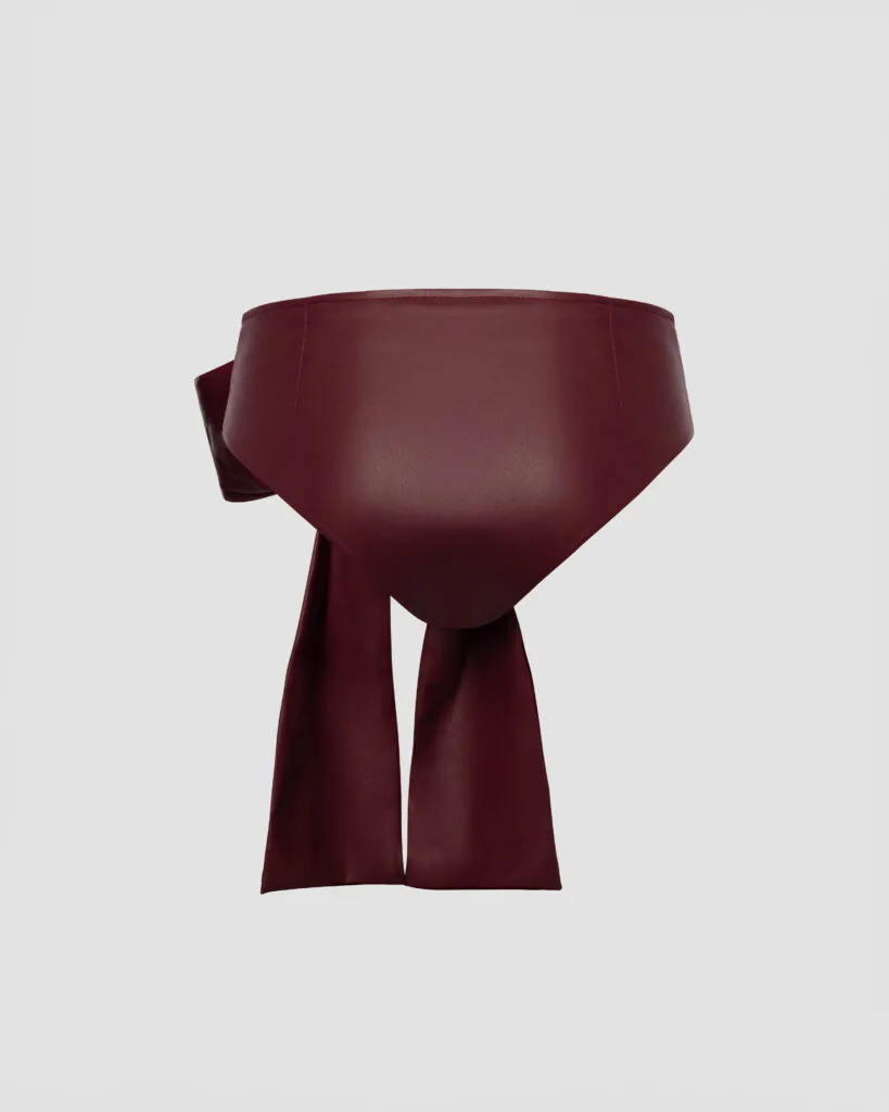 Bordeaux Mini Shorts with Bow (SKU 780/13)