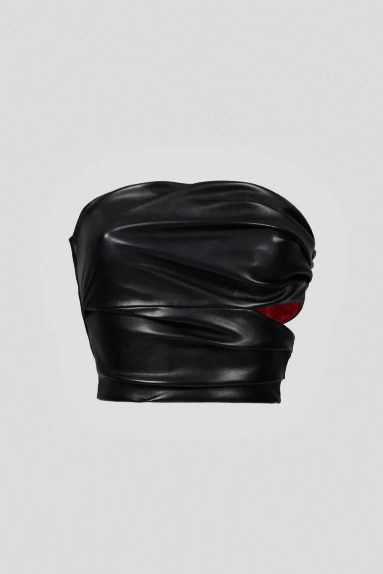 Drapped black top (SKU 734/1)