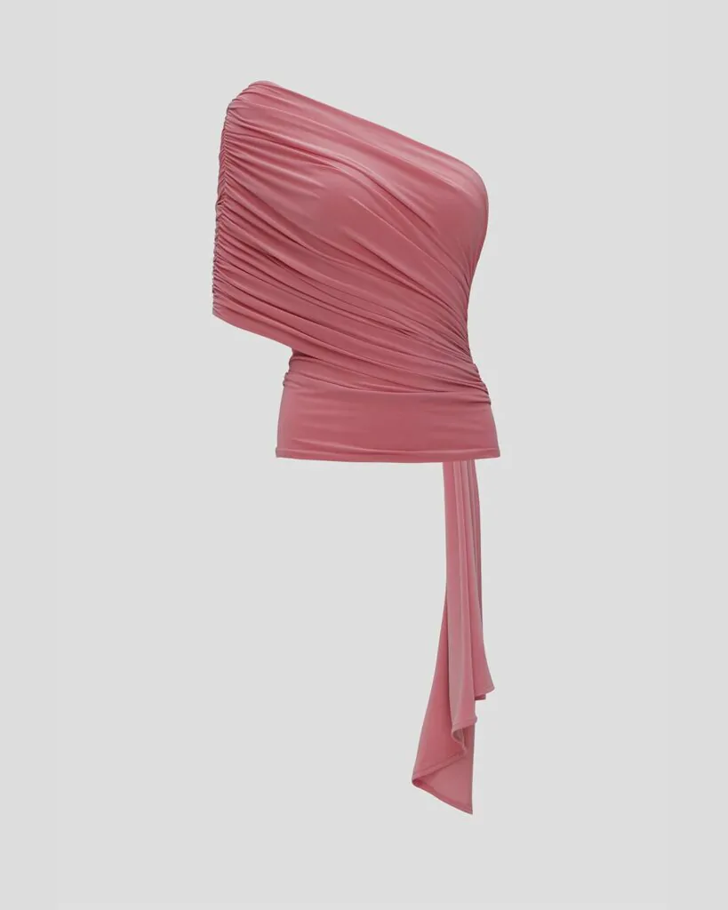 Blouse with diagonal draping (SKU 749/6.1)