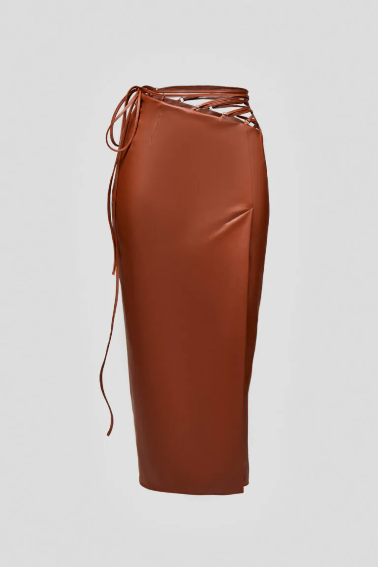 Gold skirt with ties (SKU 737/12)