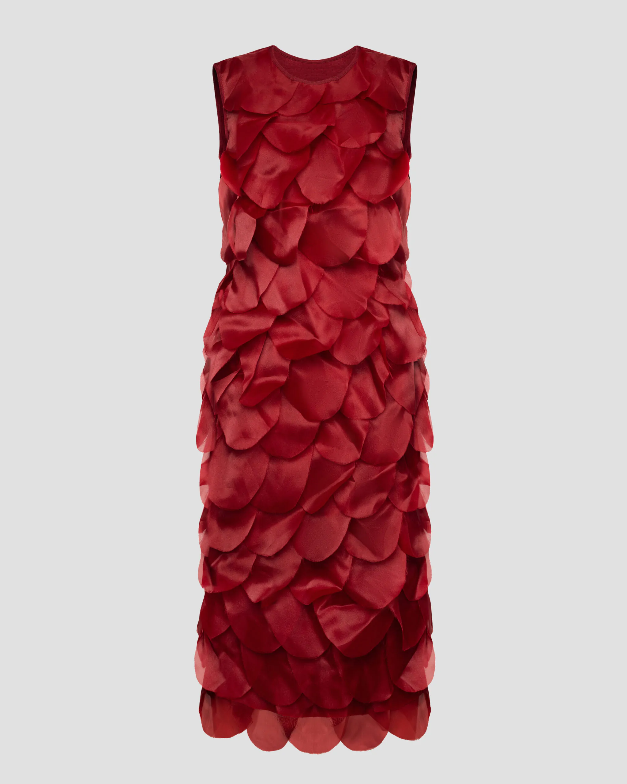 Bordeaux Dress with Voluminous Elements (SKU 768/13)