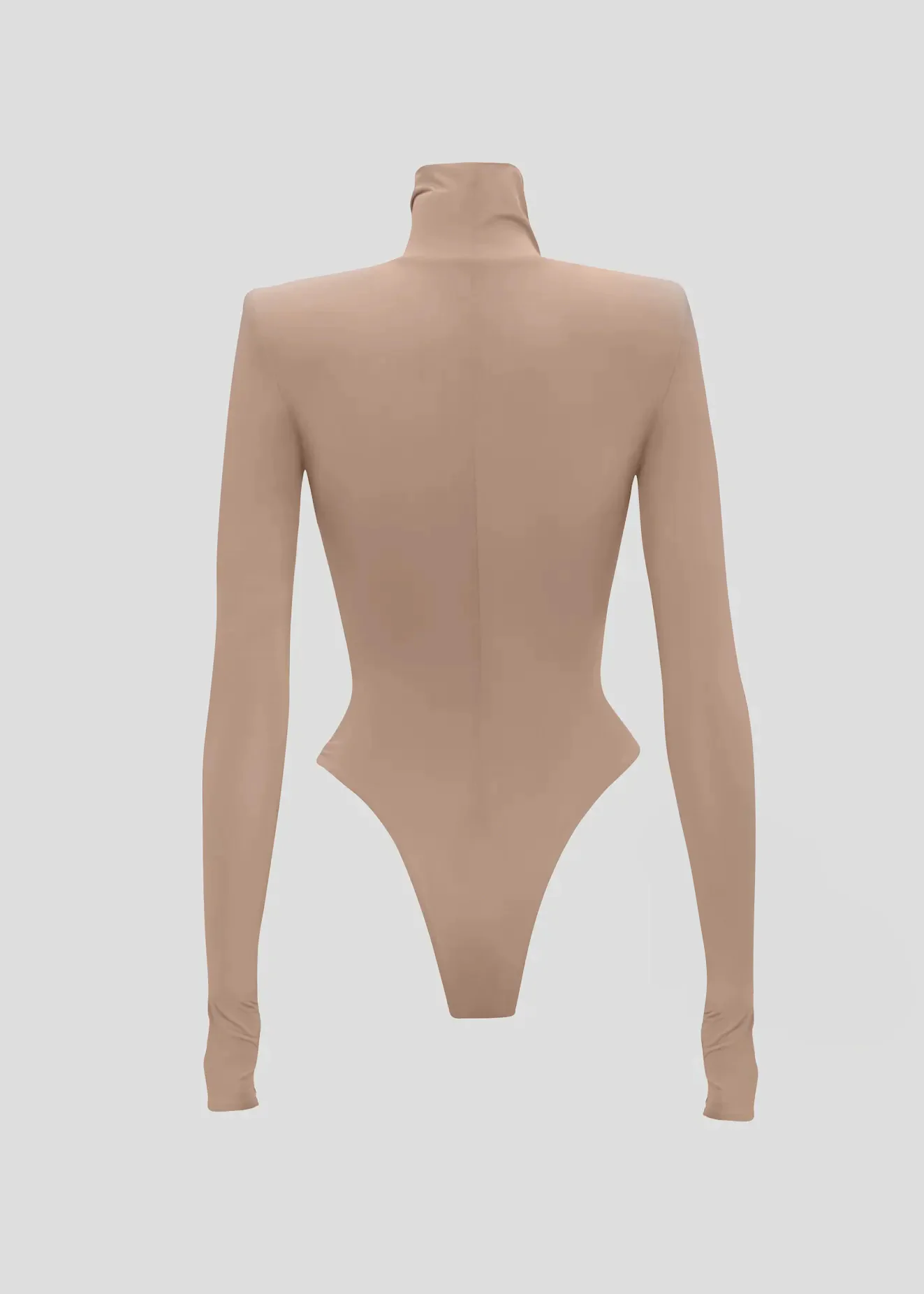 Beige long-sleeved bodysuit (SKU 747/3)