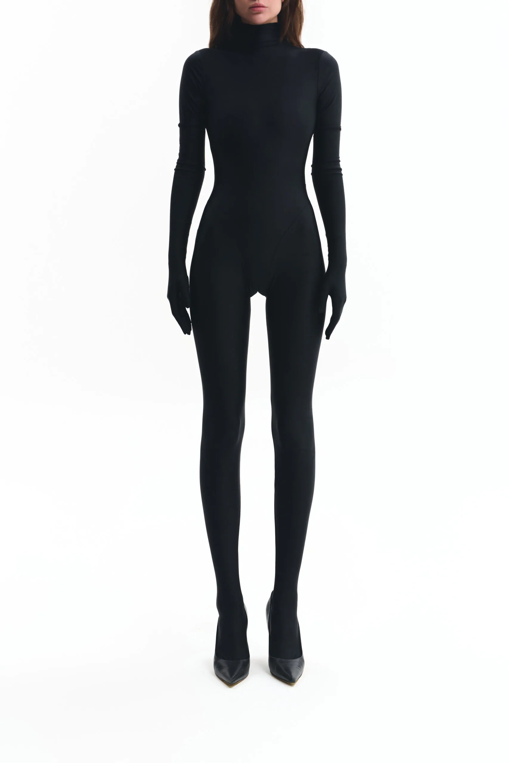 Fitted black jumpsuit (SKU 744/1)