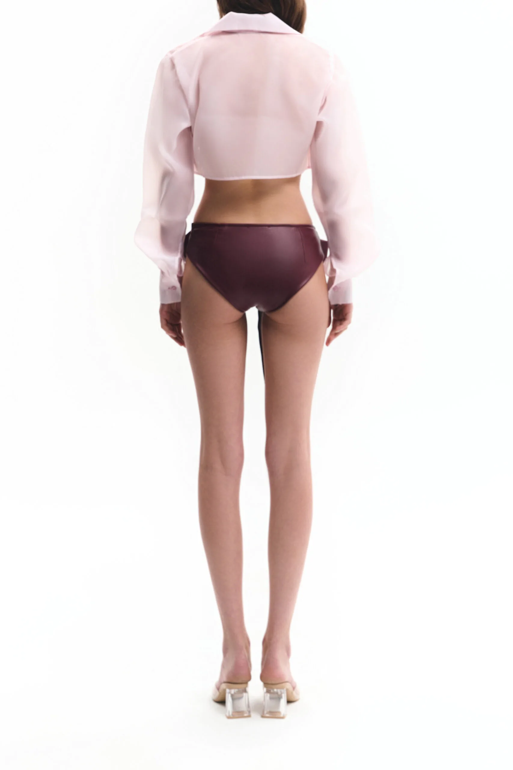 Bordeaux Mini Shorts with Bow (SKU 780/13)