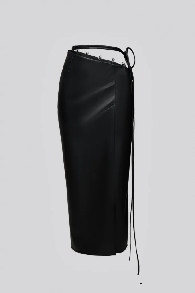 Black skirt with ties (SKU 737/1)